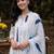 Women Ethnic Motifs Printed Regular Pure Cotton Kurta with Trousers & With Dupatta
