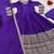 Purple silk blend   party wear embroidery anarkali suit set