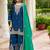 Women Ethnic Motifs Embroidered Regular Thread Work Kurta with Sharara & With Dupatta