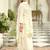 Floral Embroidered Thread Work Kurta With Palazzos & Dupatta