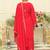 Paisley Embroidered Sweetheart Neck Straight Zari Kurta With Palazzos & Dupatta