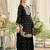 Paisley Embroidered Sequinned Straight Kurta With Palazzos & Dupatta