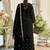 Paisley Embroidered Sequinned Straight Kurta With Palazzos & Dupatta