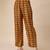 Placement embroidered chevron printed asymmetric co-ords