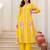Floral Printed A-Line Pure Cotton Kurta With Trousers