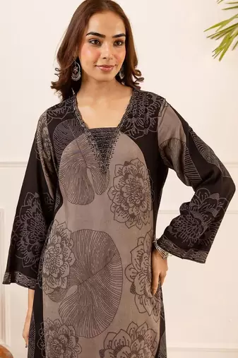 Women Ethnic Motifs Printed Regular Kurta with Palazzos