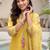 Women Floral Embroidered Regular Thread Work Kurta with Trousers & With Dupatta