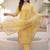 Women Floral Embroidered Regular Thread Work Kurta with Trousers & With Dupatta