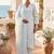 Women Ethnic Motifs Embroidered Regular Chikankari Pure Cotton Kurta with Trousers & With Dupatta