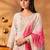 Women Floral Embroidered Regular Mirror Work Kurta with Trousers & With Dupatta