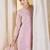 Floral Embroidered Thread Work Kurta With Trousers & Dupatta