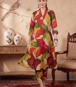 Women Printed Regular Pure Cotton Kurta with Trousers