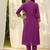 Women Ethnic Motifs Embroidered Pleated Mirror Work Kurta with Trousers