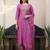 Lavender Embroidered Straight Kurta Trousers Dupatta Set Kurta Sets