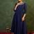Women Ethnic Motifs Embroidered Panelled Thread Work Kurta with Trousers