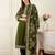 Women Ethnic Motifs Printed Regular Pure Cotton Kurta with Trousers & With Dupatta