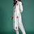 Floral Embroidered Kurta with Trousers & Dupatta