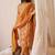 Floral Embroidered Straight Zari Work Kurta With Trousers & Dupatta