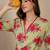Women Floral Printed Regular Mirror Work Pure Cotton Kurta with Trousers