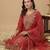 Women Ethnic Motifs Embroidered Regular Thread Work Kurta With Trousers & Dupatta