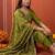 Women Ethnic Motifs Embroidered Regular Sequinned Kurta with Trousers & With Dupatta