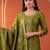 Women Ethnic Motifs Embroidered Regular Sequinned Kurta with Trousers & With Dupatta