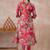 Women Floral Printed Regular Pure Cotton Kurta with Trousers