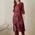 Women Floral Embroidered Thread Work Pure Cotton Kurta with Trousers