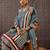 Women Printed Regular Pure Cotton Kurta with Trousers & With Dupatta