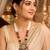 Gold-plated beaded kundan & meenakari long rani haar jewellery set