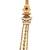 Gold-plated meenakari multi-strand long necklace set with drop earrings