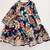 Blue floral cotton gown