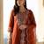 Women Ethnic Motifs Embroidered Regular Thread Work Liva Kurta with Trousers & With Dupatta