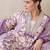 Floral Printed V-Neck Pure Cotton Straight Kurta With Trousers & Dupatta