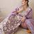 Floral Printed V-Neck Pure Cotton Straight Kurta With Trousers & Dupatta