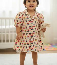 Floral pink & blue frock