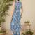 Floral Screen Printed V-Neck Pure Cotton Straight Kurta With Trousers