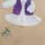 Bandhej jacket frock set