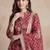 Women Floral Printed Angrakha Pure Cotton Kurta with Trousers & With Dupatta