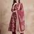 Women Floral Printed Angrakha Pure Cotton Kurta with Trousers & With Dupatta