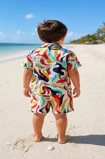 Abstract printed cord-set