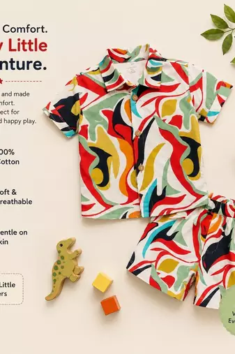 Abstract printed cord-set