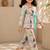 Peach geo co-ord set