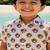 Turban printed boys cord-set