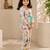 Peach geo co-ord set