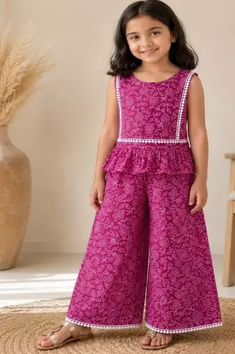 Wine ethnic co-ords