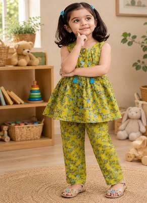 Olive floral co-ord set 1