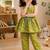Olive floral co-ord set