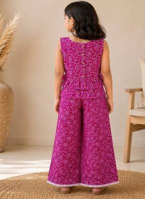 Wine ethnic co-ords 3