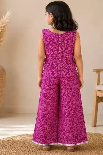 Wine ethnic co-ords